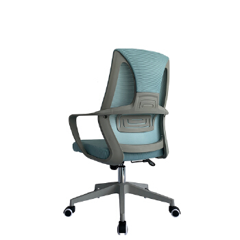 (AS-B2123GY) Ergonomic Swivel Office Chair with Adjustable Height and Lumbar Support