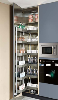 custom made ision Blue + Golden Years Stainless steel cabinets