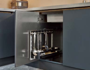 custom made Stainless steel Open Cabinet