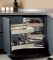 custom made Stainless steel Open Cabinet