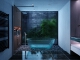 transparent resin freestanding bathtub