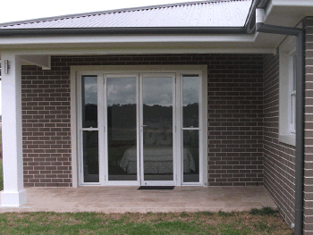 Modern Patio Front Entry Door Exterior Glass Aluminum French Door Aluminum Casement Door