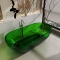 transparent resin freestanding bathtub