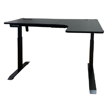 (AS-A2037RE-1410) Modern Adjustable Height LED Office Desk for Ergonomic Workspaces