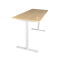 (AS-A2040WHE-1406 (Panel Oak)) Ergonomic Modern Office Desk with Storage and Cable Management