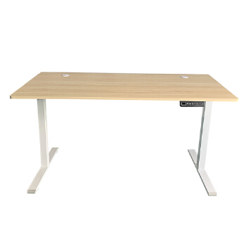 (AS-A2040WHE-1406 (Panel Oak)) Ergonomic Modern Office Desk with Storage and Cable Management