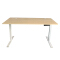 (AS-A2040WHE-1406 (Panel Oak)) Ergonomic Modern Office Desk with Storage and Cable Management