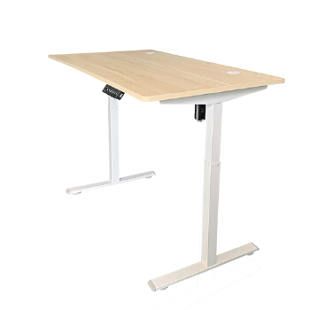 (AS-A2040WHE-1406 (Panel Oak)) Ergonomic Modern Office Desk with Storage and Cable Management