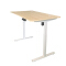 (AS-A2040WHE-1406 (Panel Oak)) Ergonomic Modern Office Desk with Storage and Cable Management