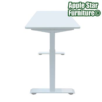(AS-A2043WHE-1206) Adjustable White Gaming Desk for Ultimate Comfort and Style
