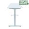 (AS-A2043WHE-1206) Adjustable White Gaming Desk for Ultimate Comfort and Style