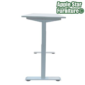 (AS-A2043WHE-1206) Adjustable White Gaming Desk for Ultimate Comfort and Style