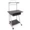 (AS-A2630BK) Elegant Black Wood Modern Office Table for Hotels