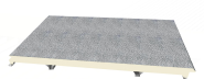 Single-sided aluminum foil polyurethane sandwich roof panel