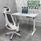(AS-A2043WHE-1206) Adjustable White Gaming Desk for Ultimate Comfort and Style