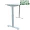 (AS-A2043WHE-1206) Adjustable White Gaming Desk for Ultimate Comfort and Style