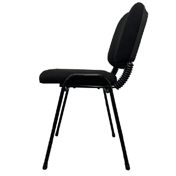 (AS-D2866 Black Fabric)Modern Ergonomic Wooden Office Chair for Students and Gamers