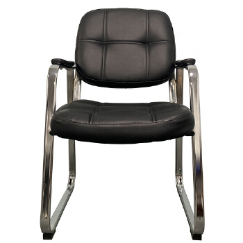 (AS-D2867) Visitor Black Leather Gaming Conference Wooden Home Chair Modern Office Furniture