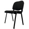 (AS-D2866 Black Fabric)Modern Ergonomic Wooden Office Chair for Students and Gamers