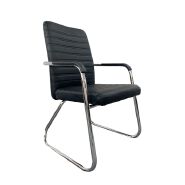 (AS-D2864) Leather Black High Back Conference Massage Computer Gaming Metal Fixed Home Furniture Office Chair