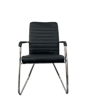 (AS-D2864) Leather Black High Back Conference Massage Computer Gaming Metal Fixed Home Furniture Office Chair