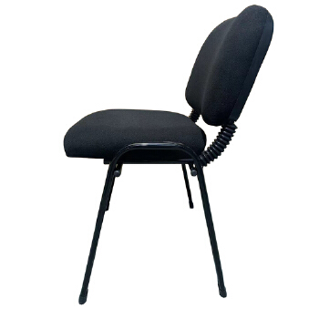 (AS-D2866 Black Fabric)Modern Ergonomic Wooden Office Chair for Students and Gamers