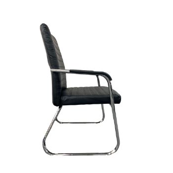 (AS-D2864) Leather Black High Back Conference Massage Computer Gaming Metal Fixed Home Furniture Office Chair