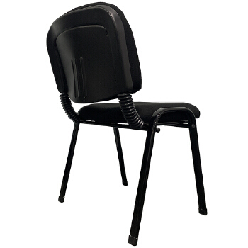 (AS-D2866 Black Fabric)Modern Ergonomic Wooden Office Chair for Students and Gamers