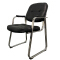 (AS-D2867) Visitor Black Leather Gaming Conference Wooden Home Chair Modern Office Furniture
