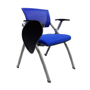 (AS-A2143P-Blue Mesh Fabric) Lightweight Portable Folding Chair for Events and Training Sessions