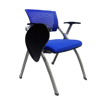 (AS-A2143P-Blue Mesh Fabric) Lightweight Portable Folding Chair for Events and Training Sessions