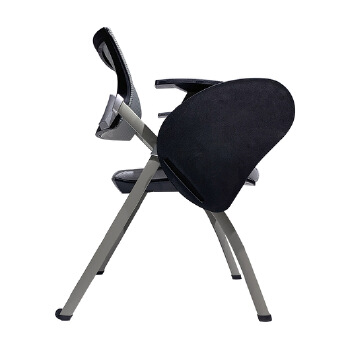 (AS-A2143P-Grey Mesh Fabric)Lightweight Portable Folding Chair for Events and Training Sessions