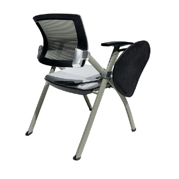 (AS-A2143P-Grey Mesh Fabric)Lightweight Portable Folding Chair for Events and Training Sessions
