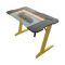 (AS-A2008R-1206) Stylish Gaming Desk with Cable Management and RGB Lighting