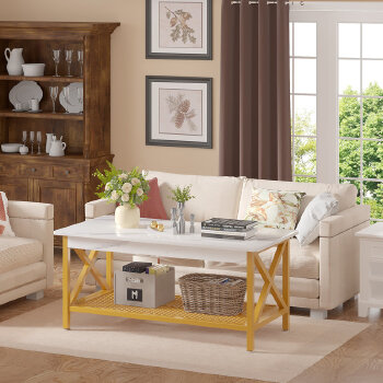 CF001 Gold mdf steel living room coffee table