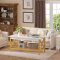 CF001 Gold mdf steel living room coffee table