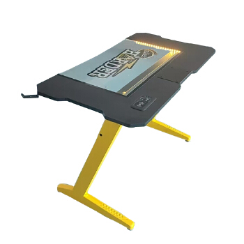 (AS-A2008R-1206) Stylish Gaming Desk with Cable Management and RGB Lighting