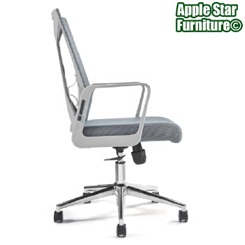 (AS-B2101GY) Computer Parts Plastic Folding Adjustable Home Modern Furniture Office Chair