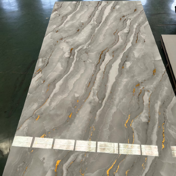 新品 高端品质泰康板升级版竹晶板碳晶板 PET大理石背景墙 护墙板