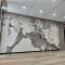 Baijax Modern Interior Decoration Bamboo Wall Panel Bamboo Charcoal Wood Veneer WPC Waterproof Marble Wall Panel