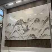 Bamboo Charcoal Wood Fiber Wall Board Interior Decor Marble Grain Wood Veneer Wall Panels Carbon Crystal Plate