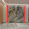 Bamboo Charcoal Wood Fiber Wall Board Interior Decor Marble Grain Wood Veneer Wall Panels Carbon Crystal Plate