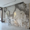 Bamboo Charcoal Wood Fiber Wall Board Interior Decor Marble Grain Wood Veneer Wall Panels Carbon Crystal Plate