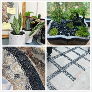 Natural pebbles