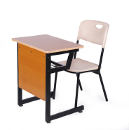 Foreign Trade Single - person School Desks and Chairs, Student Tutoring Class, Training Class, School Study Desk, University Classroom, High - school Student Writing Desk
