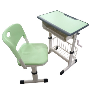 Adjustable School Desks and Chairs Set for Primary and Secondary Students - Suitable for Schools, Training Institutions, Children's Tutoring and Cram Schools