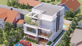 The Modern & Natural Villa Design