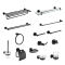 Bathroom accessories set
