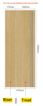 Porcelain Wood tair tread tiles​​ MWTB4