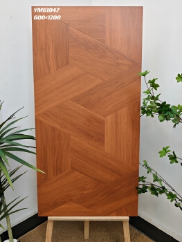 Wood grain ceramic tiles-YM61047